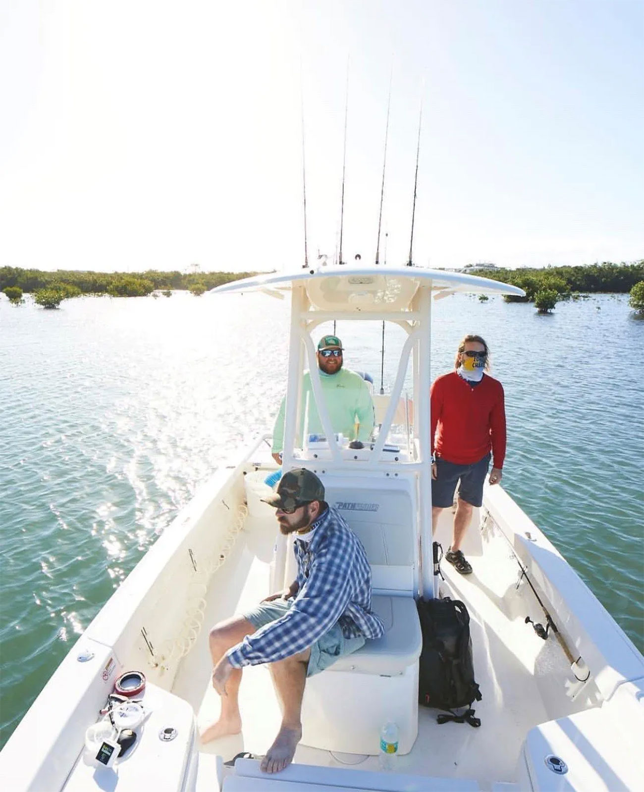 Family on fishing charter boat with Capn Jack